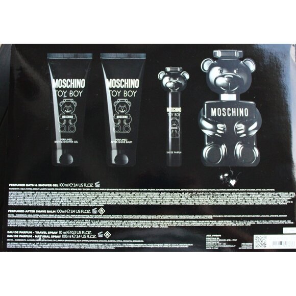 Moschino Toy Boy Eau de Parfum 4PCS Gift Set for Men 100ml & 10ml BNIB $101 MSRP - Picture 4 of 5